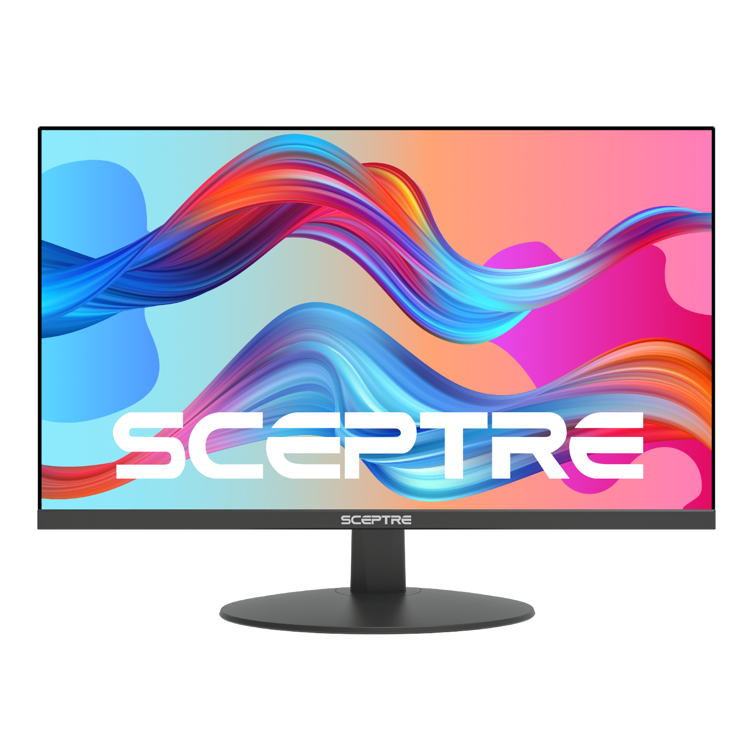 Sceptre IPS 27-inch Computer Monitor 1080p 75Hz HDMI Built-in Speakers, Machine Black (E275W-FPT) - image 1 of 7