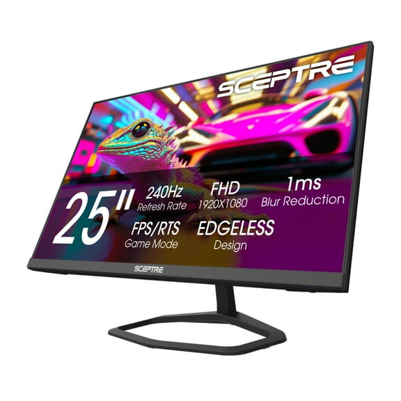 Sceptre New 24.5-inch Gaming Monitor up to 240Hz DP x2 HDMI x2 Build-in Speakers 2025