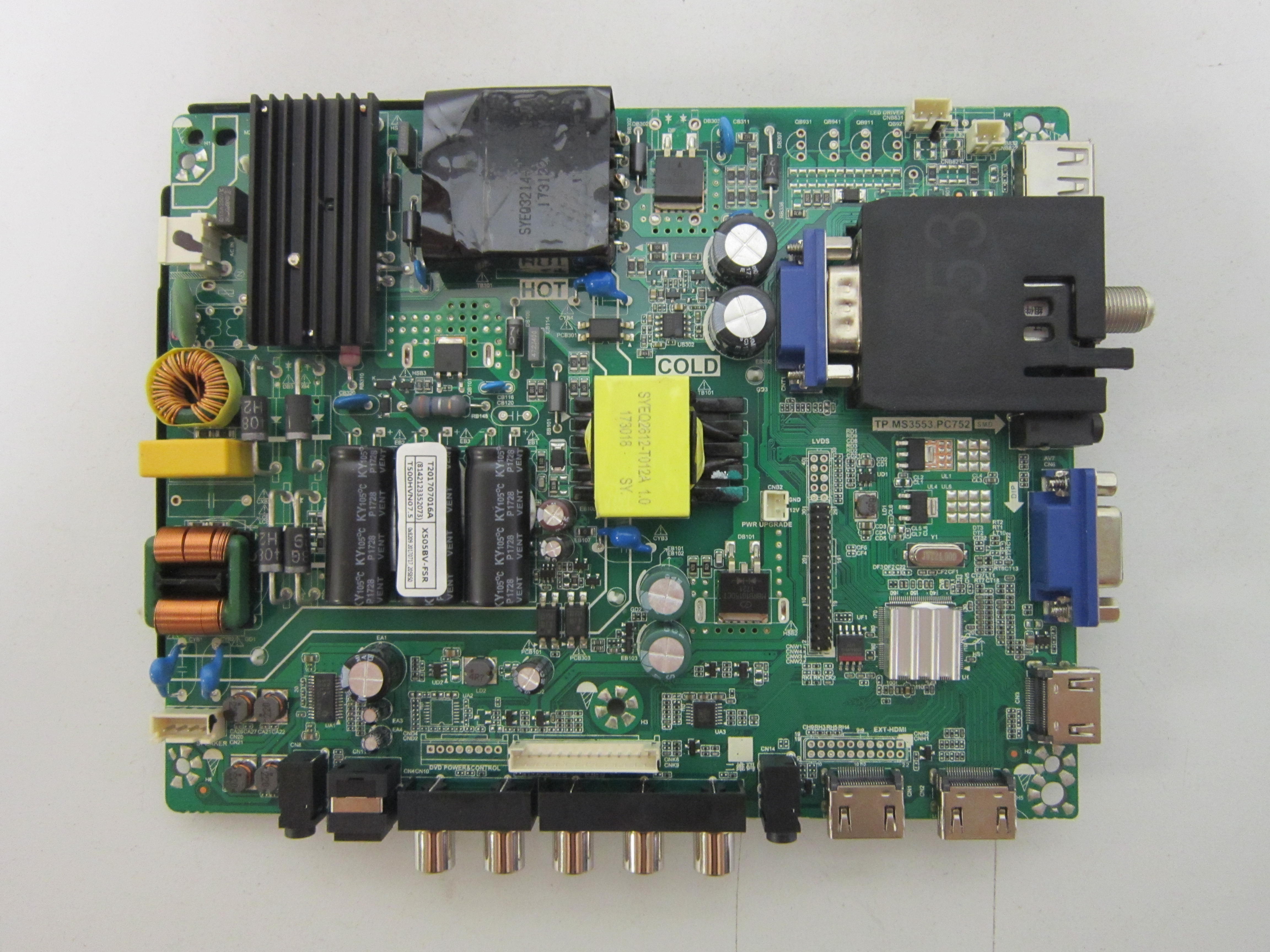 Sceptre X505BVFSR H50 Main Board (TP.MS3553.PC752) A3TV53GA