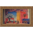thumbnail image 1 of Scetch At Kupavina's house for Ostrovsky's Wolves and Sheep 24x16 Gold Ornate Wood Framed Canvas Art by Boris Kustodiev, 1 of 2