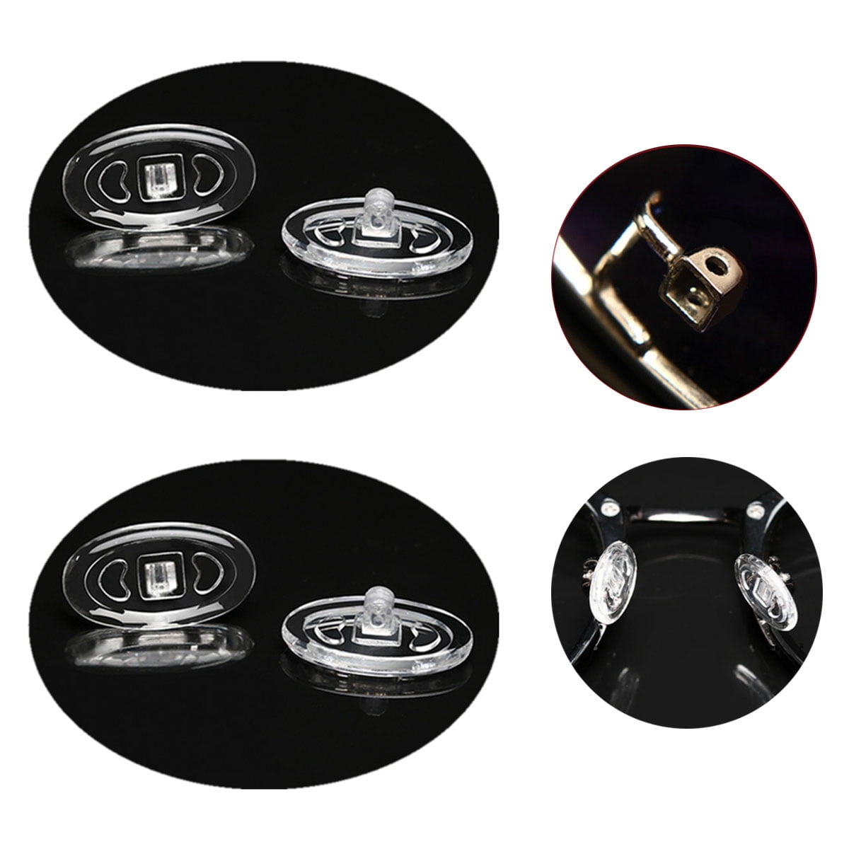 Kit De Plaquettes Nasales Pour Lunettes - Coussinets De Pont - Neuf Avec étiquettes