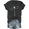 thumbnail image 1 of Scgirl Womens Short Sleeve Crew Neck T Shirts Wildflower Summer Graphic Tee Tops, 1 of 1