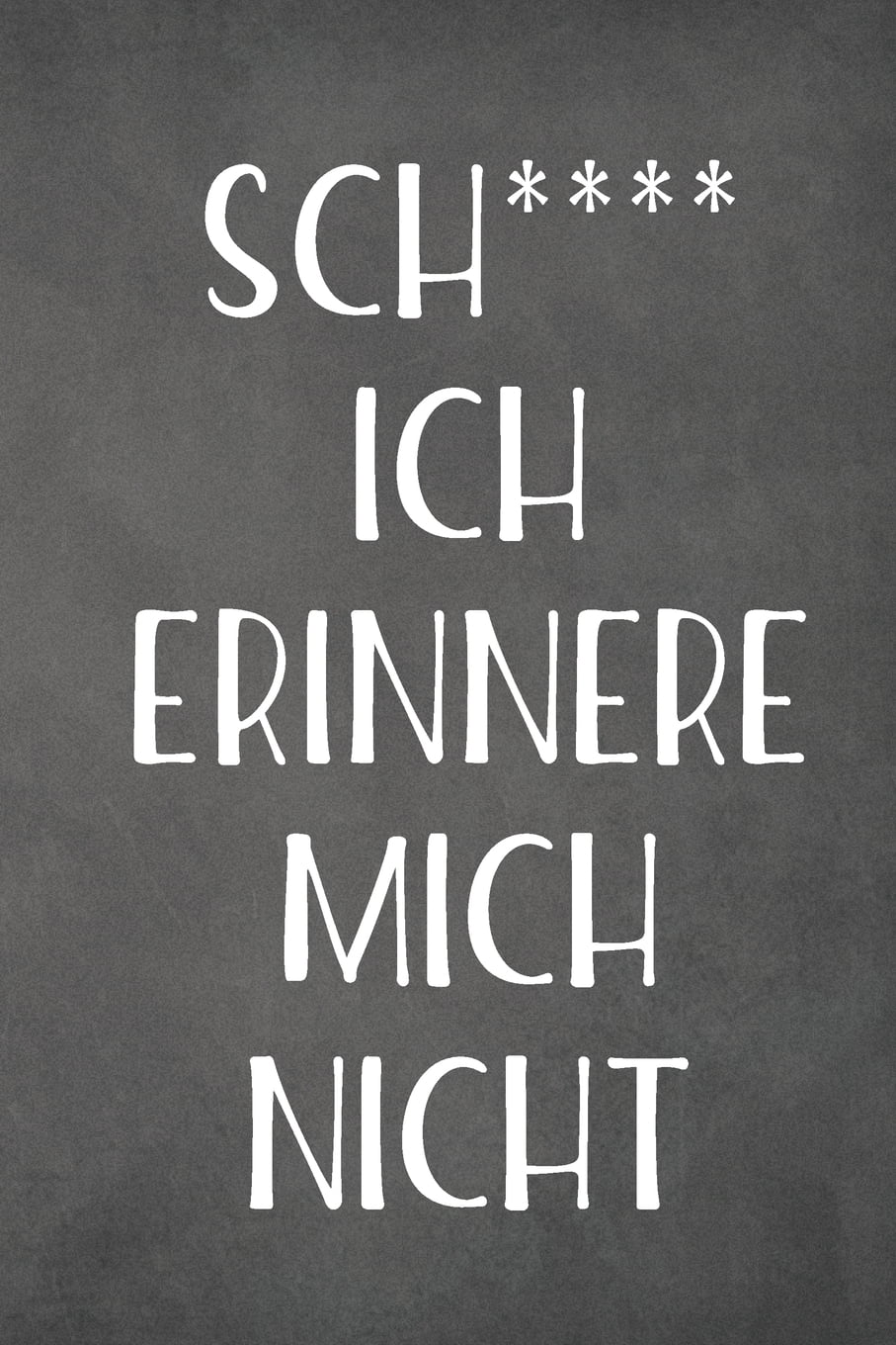 Sch**** ich erinnere mich nicht: Hilfreiches Passwortbuch mit A-Z