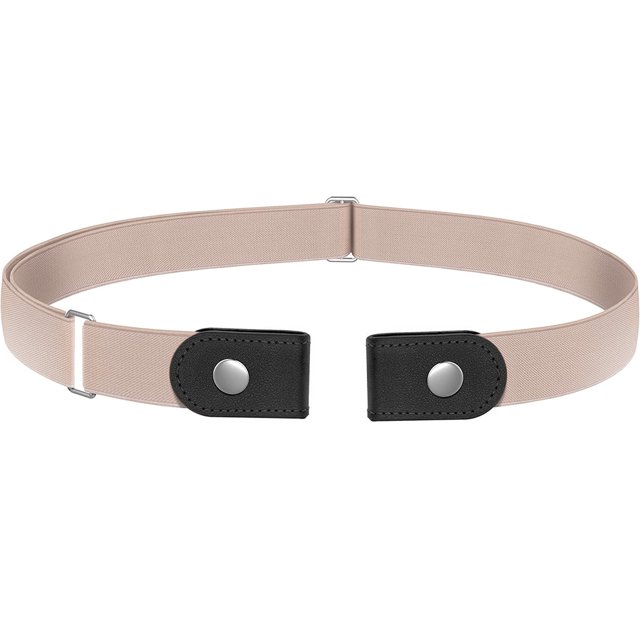 SchSin No Buckle Stretch Belt BuckleFree Elastic Waistband Comfortable
