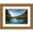 thumbnail image 1 of Schaarschmidt, Christoph 24x17 Gold Ornate Wood Framed with Double Matting Museum Art Print Titled - copland river, 1 of 4