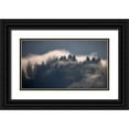 thumbnail image 1 of Schade, Peter 14x10 Black Ornate Wood Framed with Double Matting Museum Art Print Titled - Black Forest I, 1 of 4