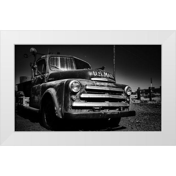Schade, Peter 14x10 White Modern Wood Framed Museum Art Print Titled - Nas(Ty)Car