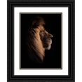 thumbnail image 1 of Schade, Peter 25x32 Black Ornate Wood Framed with Double Matting Museum Art Print Titled - Sleeping King, 1 of 4