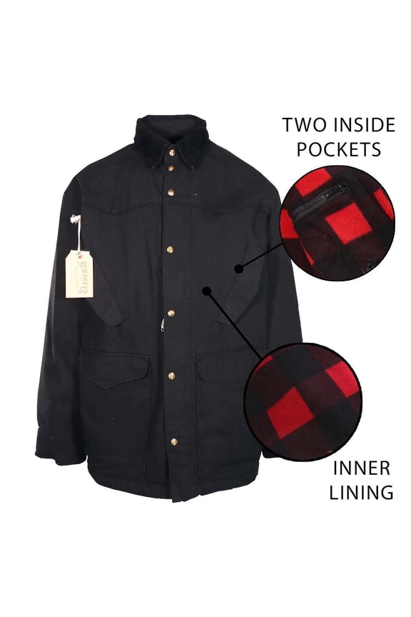 Men's Jacket Black Polar Drifter (S02)