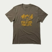 Schaefer Outfitters Mens For Land For Life Tee Olive 2X