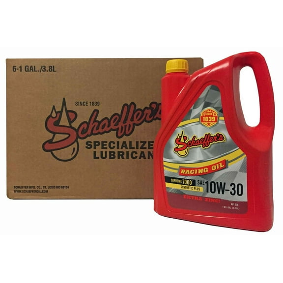 Schaeffer 709 Supreme 7000 Synthetic Plus Racing 10W-30 - 1 Gallon