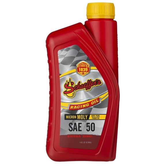 Schaeffer Manufacturing Co. 011050-012S Micron Moly Racing Engine Oil SAE 50, 1-Quart Bottle