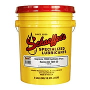 Schaeffer Manufacturing Co. Supreme 7000 Synthetic Plus Racing Engine Oil, 5-Gal Pail