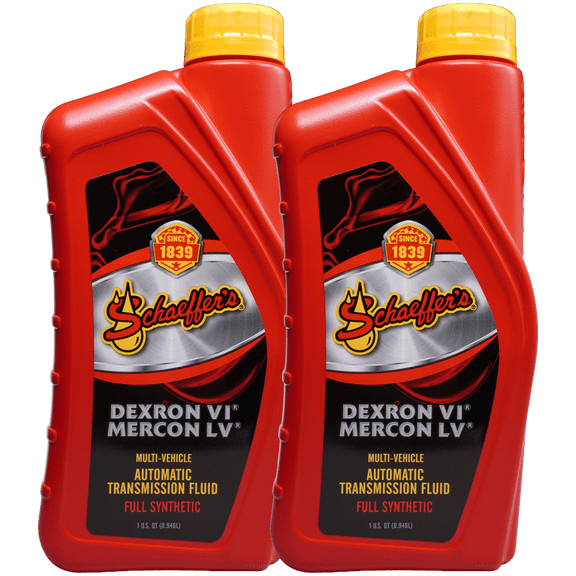 Schaeffer's 205A DEXRON VI/MERCON LV Full Synthetic ATF, 1 Quart (Pack of 2)