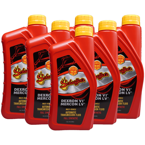 Schaeffer's 205A DEXRON VI/MERCON LV Full Synthetic ATF, 1 Quart (Pack of 6)