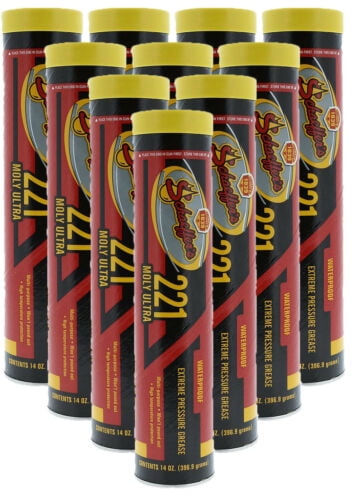 Schaeffer's 221 Extreme Pressure Grease Tube for Car/Auto, 14 Oz - 10 Tubes