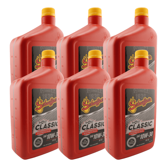 Schaeffer's 4030 SynShield Classic Performance Synthetic Plus 10W-30 Engine Oil - 6 Pack