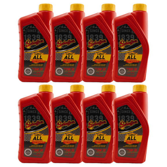 Schaeffer's 6530 SynShield All Performance Full Synthetic 5W-30 Engine Oil, 1 Qt. - 8 Pack