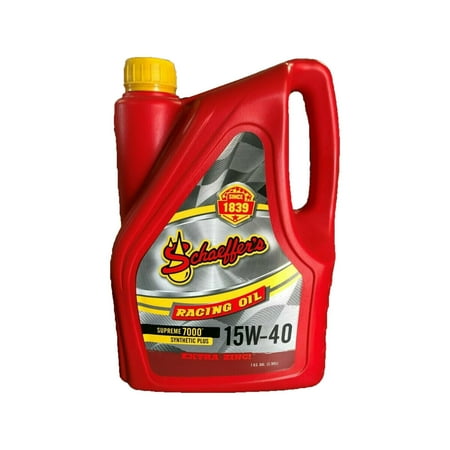 Schaeffer's Oil 708 Supreme 7000 Synthetic Plus 15W-40 Racing Oil - 1 Gallon