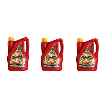 Schaeffer's Oil 708 Supreme 7000 Synthetic Plus 15W-40 Racing Oil - 3 Gallons
