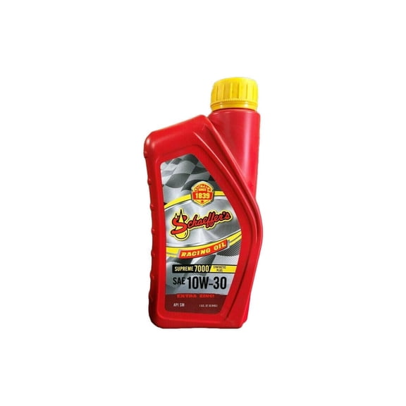 Schaeffer's Oil 709 Supreme 7000 Racing Motor Oil SAE 10W-30 - 1 Quart