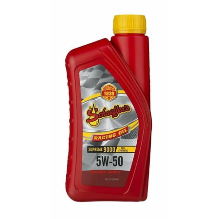 Schaeffer's Oil 9001 Supreme 9000 Full Synthetic Racing Oil 5W-50 - 1 Quart
