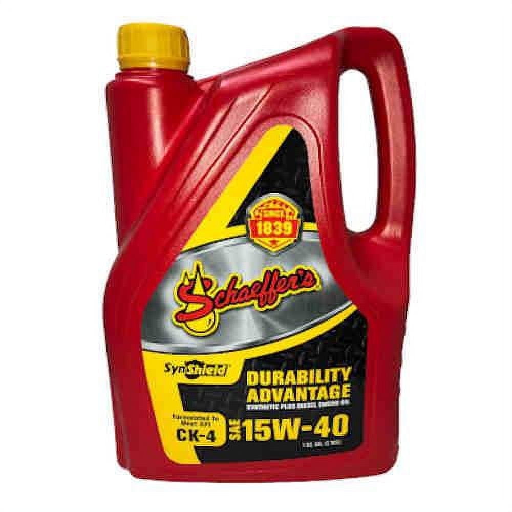 Schaeffer's Synshield Durability Advantage CK4 15W-40 Heavy Duty Diesel Oil - 1 Gallon