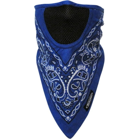 Schampa & Dirt Skins Facefit Facemask (One Size Fits Most, Paisley Blue)