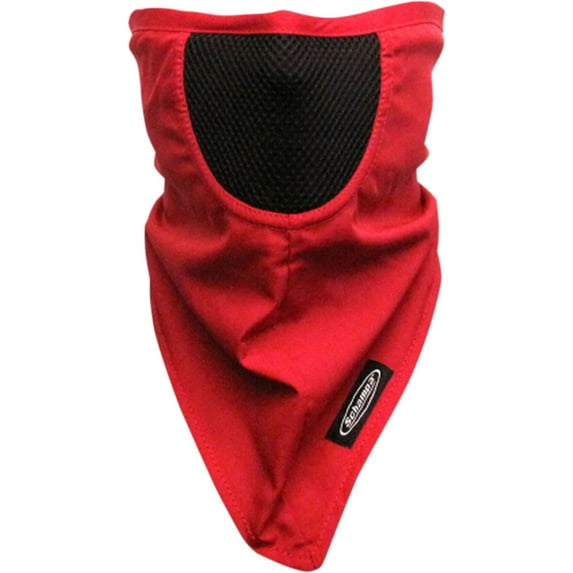 Schampa & Dirt Skins Facefit Facemask (One Size Fits Most, Red)