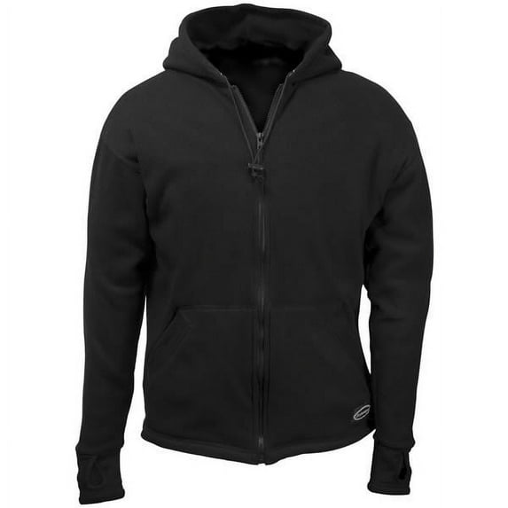 Schampa Fleece Lined Zip Hoody Black XXL