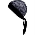 thumbnail image 1 of Schampa Stretch Headwrap Black Paisely, 1 of 1