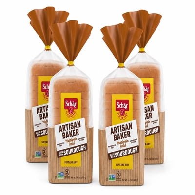 Schar Gluten Free Artisan Baker Multigrain Bread, Dairy Free Kosher Sliced Sandwich Loaf with Seeds, 14.1 oz