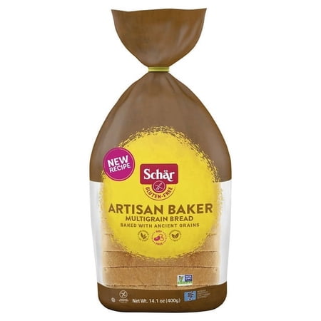 Schar Artisan Baker Multigrain Bread Loaf Gluten Free -- 14.1 oz