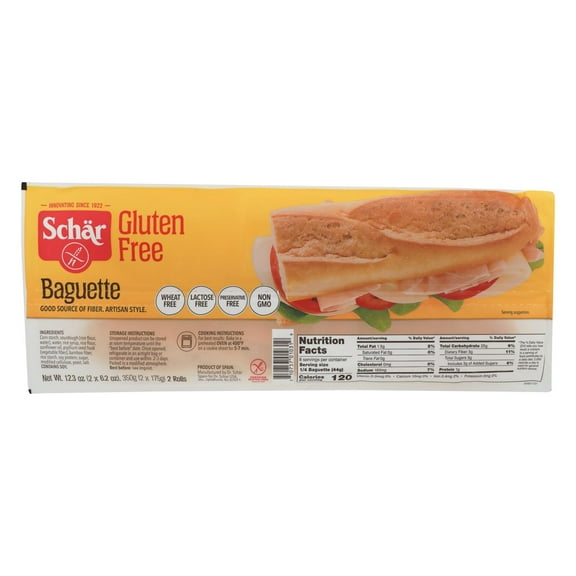 Schar Baguettes Gluten Free - Case of 6 - 12.3 oz.