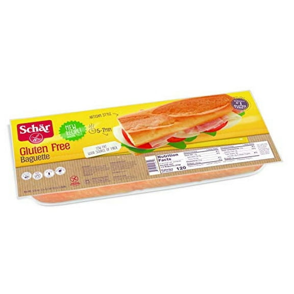 Schar Gluten Free Baguette, 2-Count, 6-Pack