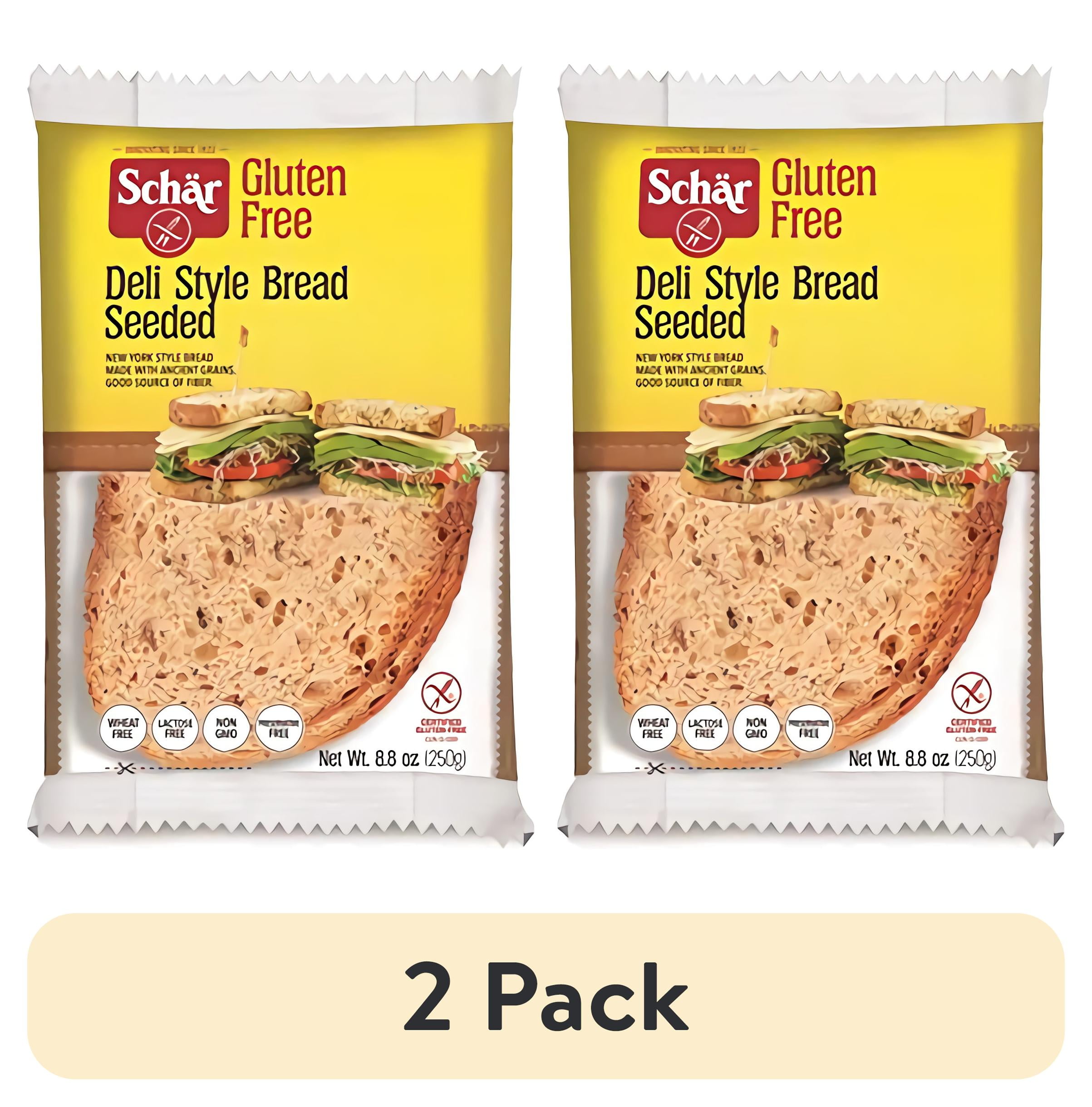 (2 pack) Schar Gluten Free Deli Style Sourdough Seeded Bread, 8.8 Oz ...