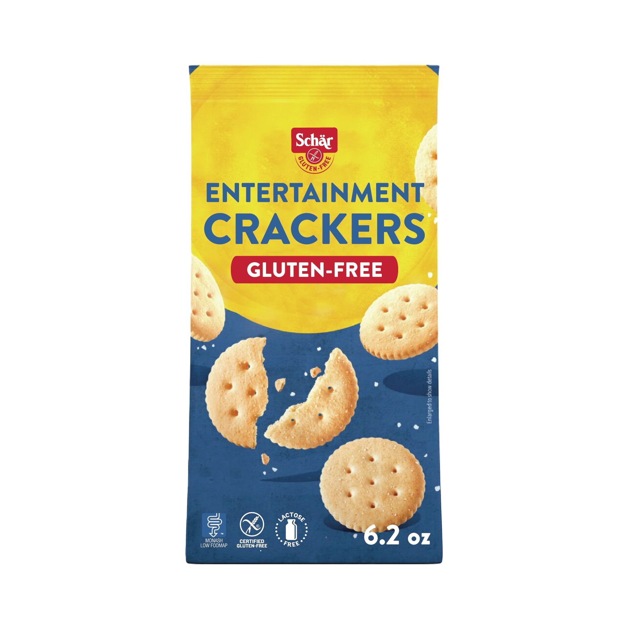 Schar Gluten Free Entertainment Crackers with Sea Salt, 6.2 oz