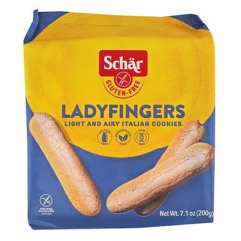 Schar Gluten Free Ladyfingers Italian Cookie, 7.05 Ounces, 6 Per Case