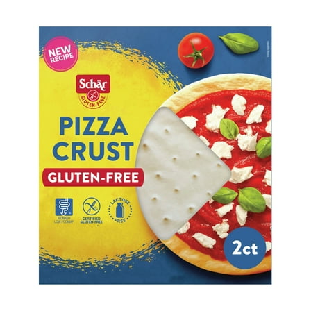 Schar Gluten Free Pizza Crust, Sourdough Italian Pizza Crust, Shelf-Stable, 10.6 oz, 2 Count