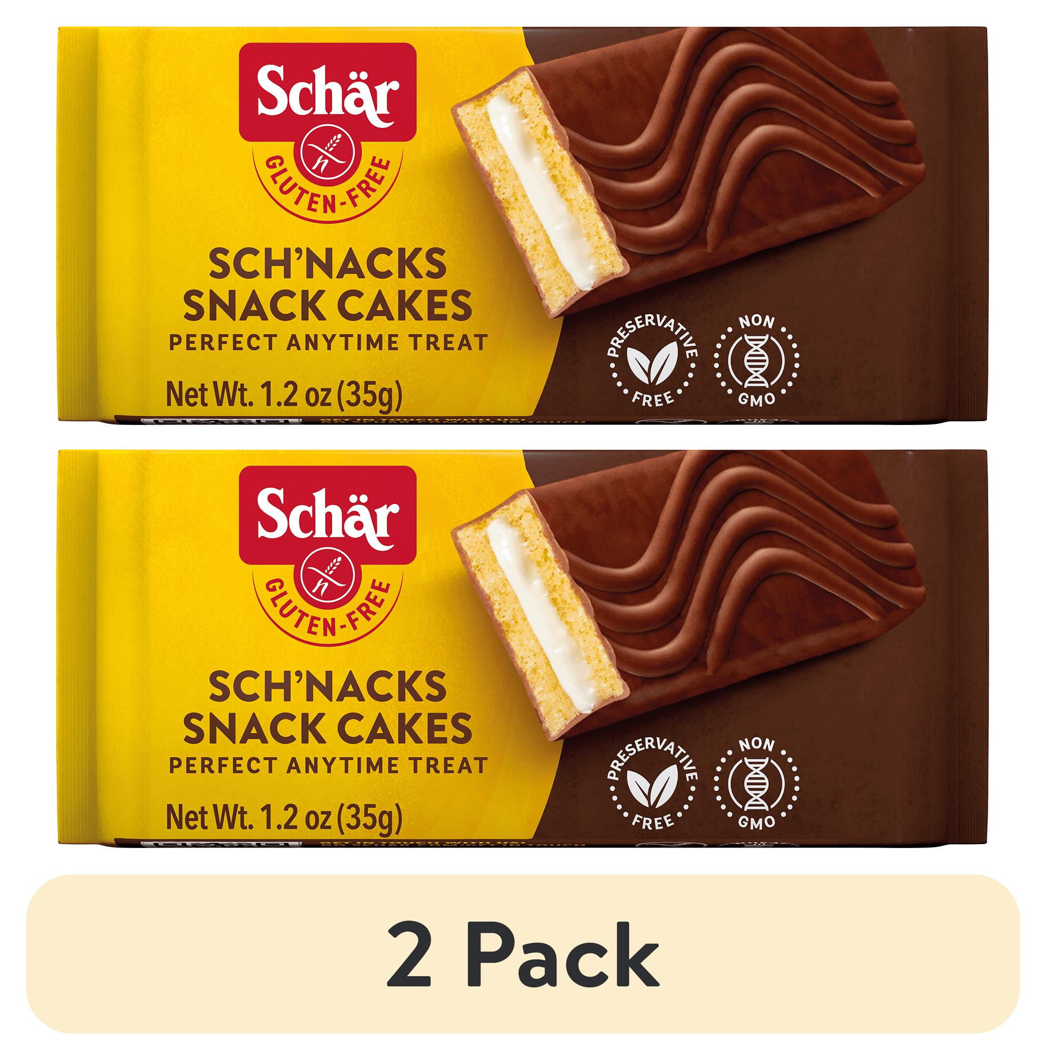(2 pack) Schar - Gluten Free Sch'nacks, Shelf Stable Cream Filled Snack ...