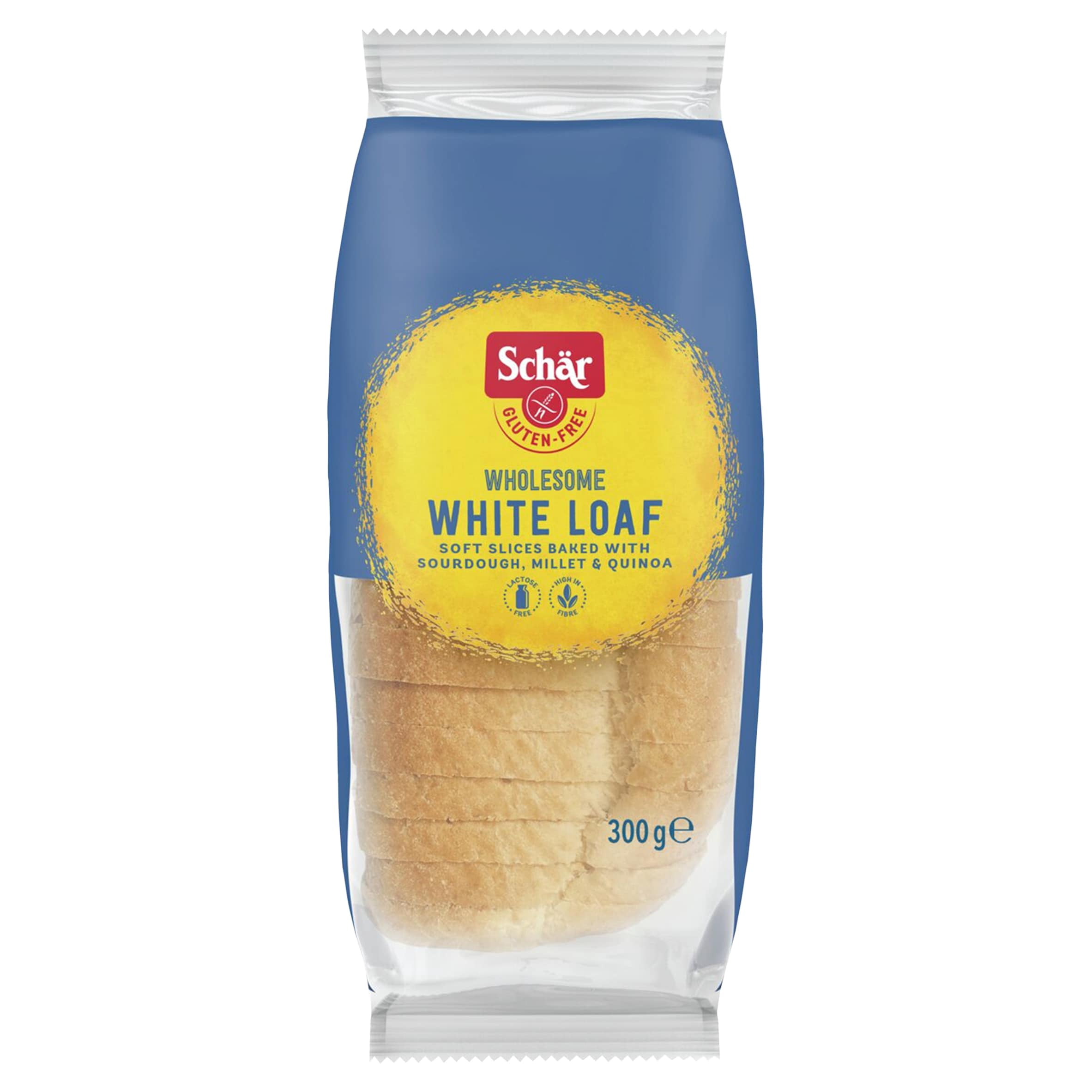 Schar Gluten-Free Soft White Sliced Bread Loaf, Imported from Britain