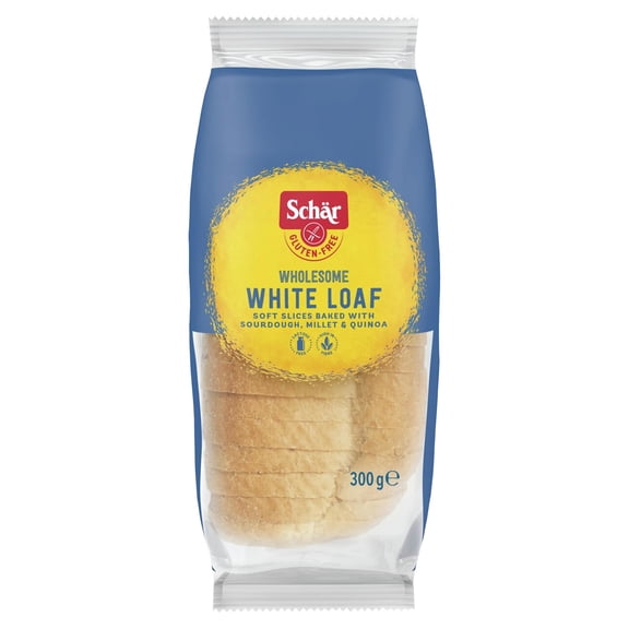 Schar Gluten-Free Soft White Sliced Bread Loaf, Imported from Britain