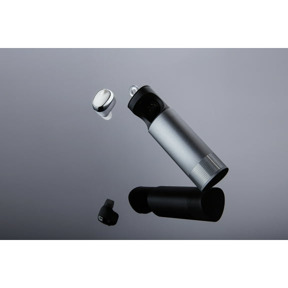 Schatzii BulletX WATERPROOF 4.1 Earpiece + Charging Capsule (White Earbud)