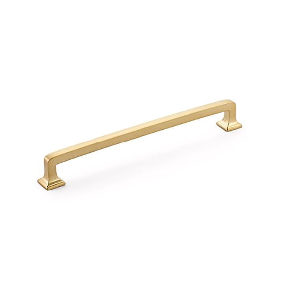 Schaub 536-SSB Menlo Park Collection 8 in. (203mm) Pull, Signature Satin Brass