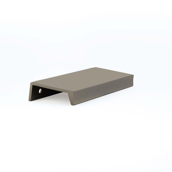 Schaub And Company 10011-GM Sabre 4" Center To Center Solid Brass Finger Cabinet Edge Pull