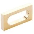 thumbnail image 1 of Schaub And Company 10031-UNBR Cafe Modern 2" Center To Center Rectangular Oval Slot, 1 of 5