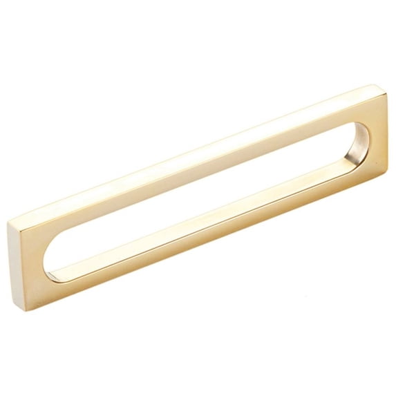 Schaub And Company 10033-UNBR Cafe Modern 5" Center To Center Rectangular Hollow Oval Pill