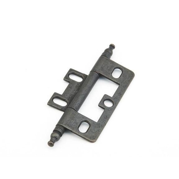 Schaub And Company 1100M-DBZ Non-Mortise Solid Brass Cabinet Inset Butt Hinge - Bronze