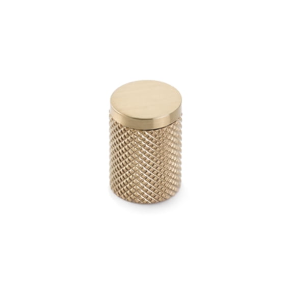 Schaub And Company 1200-SSB Modo 5/8" Round Euro Modern Diamond Knurled Button Cabinet