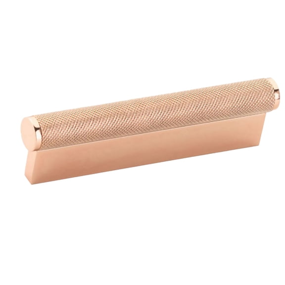 Schaub And Company 1201-PRG Modo 4" Center To Center Euro Modern Diamond Knurled Solid Bar